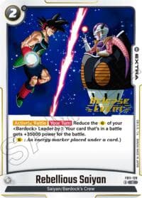 Rebellious Saiyan - Brightness of Hope Release Event Cards - Dragon Ball Super: Fusion World card