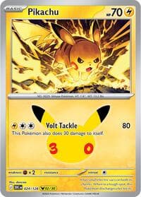 Pikachu - ME: 30th Celebration - Pokemon card