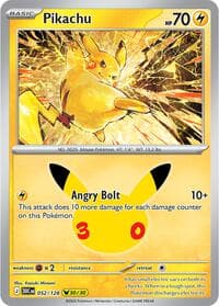 Pikachu - ME: 30th Celebration - Pokemon card