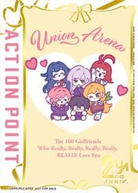 Action Point Card (The 100 Girlfriends Who Really, Really, Really, Really, REALLY Love You) (Gold) - Union Arena Promotion Cards - Union Arena card