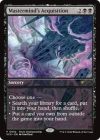 Mastermind's Acquisition - Game Day & Store Championship Promos - Magic: The Gathering card