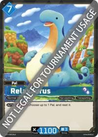 Relaxaurus - Palworld Prototype Cards - Palworld OFFICIAL CARD GAME card
