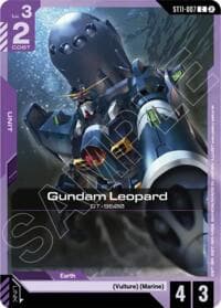 Gundam Leopard - Starter Deck 11: Aquatic Assault - Gundam Card Game card