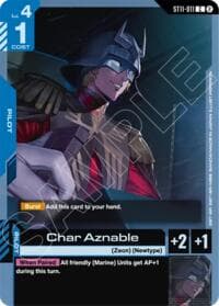 Char Aznable - Starter Deck 11: Aquatic Assault - Gundam Card Game card