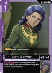 Loni Garvey - Starter Deck 11: Aquatic Assault - Gundam Card Game card