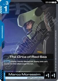 The Orca of Red Sea - Starter Deck 11: Aquatic Assault - Gundam Card Game card