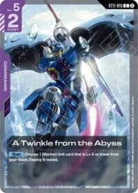 A Twinkle from the Abyss - Starter Deck 11: Aquatic Assault - Gundam Card Game card