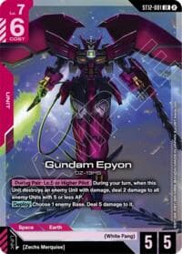 Gundam Epyon - Starter Deck 12: Raging Onslaught - Gundam Card Game card