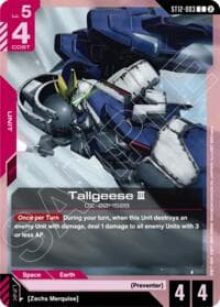 Tallgeese III - Starter Deck 12: Raging Onslaught - Gundam Card Game card