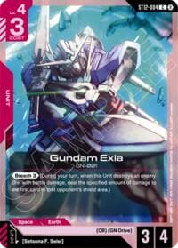Gundam Exia - Starter Deck 12: Raging Onslaught - Gundam Card Game card