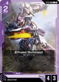 Efreet Schneid - Starter Deck 12: Raging Onslaught - Gundam Card Game card