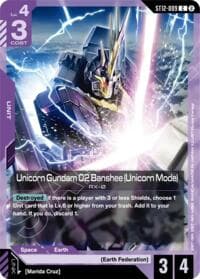 Unicorn Gundam 02 Banshee (Unicorn Mode) - Starter Deck 12: Raging Onslaught - Gundam Card Game card