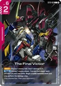 The Final Victor - Starter Deck 12: Raging Onslaught - Gundam Card Game card