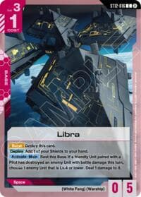 Libra - Starter Deck 12: Raging Onslaught - Gundam Card Game card