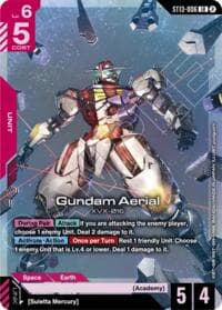 Gundam Aerial - Starter Deck 13: Silent Barrage - Gundam Card Game card
