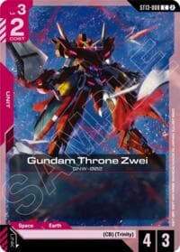 Gundam Throne Zwei - Starter Deck 13: Silent Barrage - Gundam Card Game card