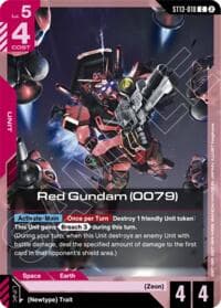 Red Gundam (0079) - Starter Deck 13: Silent Barrage - Gundam Card Game card