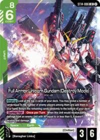 Full Armor Unicorn Gundam (Destroy Mode) - Starter Deck 14: Heavy Dominion - Gundam Card Game card
