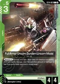 Full Armor Unicorn Gundam (Unicorn Mode) - Starter Deck 14: Heavy Dominion - Gundam Card Game card