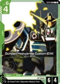 Gundam Heavyarms Custom (EW) - Starter Deck 14: Heavy Dominion - Gundam Card Game card