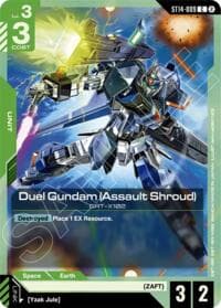 Duel Gundam (Assault Shroud) - Starter Deck 14: Heavy Dominion - Gundam Card Game card