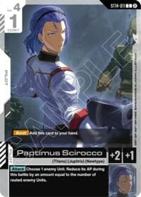 Paptimus Scirocco - Starter Deck 14: Heavy Dominion - Gundam Card Game card
