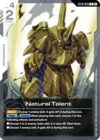 Natural Talent - Starter Deck 14: Heavy Dominion - Gundam Card Game card