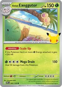 Alolan Exeggutor - ME: 30th Celebration - Pokemon card