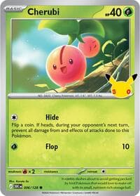 Cherubi - ME: 30th Celebration - Pokemon card