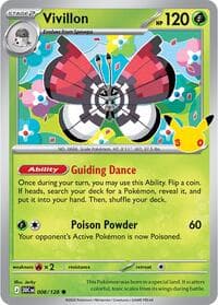 Vivillon - ME: 30th Celebration - Pokemon card