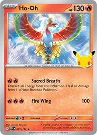Ho-Oh - ME: 30th Celebration - Pokemon card