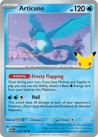 Articuno - ME: 30th Celebration - Pokemon card