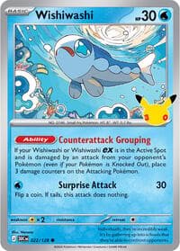 Wishiwashi - ME: 30th Celebration - Pokemon card