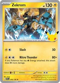 Zekrom - ME: 30th Celebration - Pokemon card