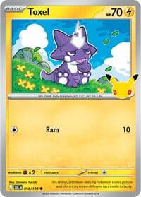 Toxel - ME: 30th Celebration - Pokemon card