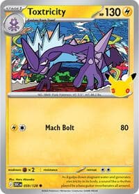 Toxtricity - ME: 30th Celebration - Pokemon card