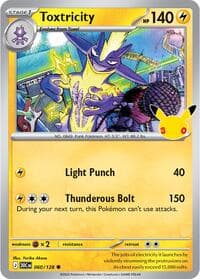 Toxtricity - ME: 30th Celebration - Pokemon card