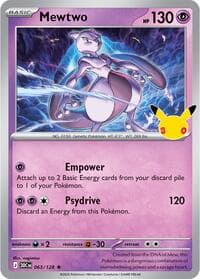 Mewtwo - ME: 30th Celebration - Pokemon card