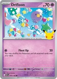 Drifloon - ME: 30th Celebration - Pokemon card