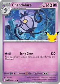 Chandelure - ME: 30th Celebration - Pokemon card