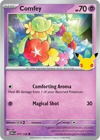 Comfey - ME: 30th Celebration - Pokemon card