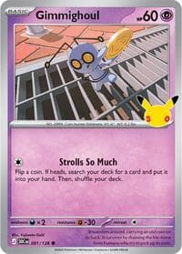 Gimmighoul - ME: 30th Celebration - Pokemon card