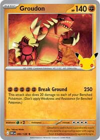 Groudon - ME: 30th Celebration - Pokemon card