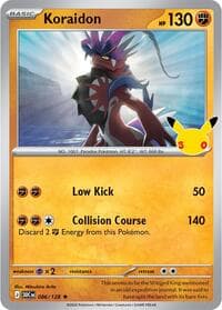 Koraidon - ME: 30th Celebration - Pokemon card