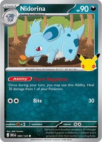 Nidorina - ME: 30th Celebration - Pokemon card