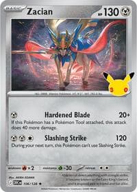 Zacian - ME: 30th Celebration - Pokemon card