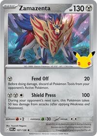 Zamazenta - ME: 30th Celebration - Pokemon card