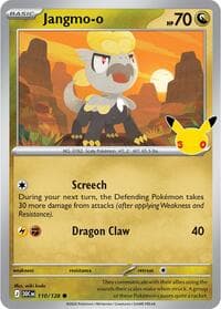 Jangmo-o - ME: 30th Celebration - Pokemon card