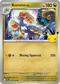 Kommo-o - ME: 30th Celebration - Pokemon card