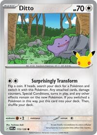 Ditto - ME: 30th Celebration - Pokemon card